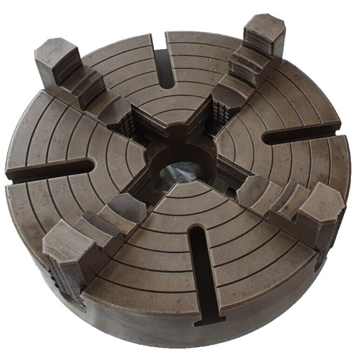 MANDRINO PER TORNIO 350 MM 4 GRIFFE INDIPENDENTI PIATTAFORMA 350MM CAM LOCK D6