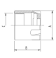 MINI GHIERA D RICAMBIO PRT PER PORTA PINZE PINZA ER25 ER 25 M30 X 1