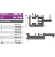 MORSA PROFESSIONALE A VITE PER TRAPANO FRESA GANASCE 100 X 30 MM APERTURA 100 MM
