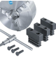 Mandrino autocentrante tornio doppia guida 200 mm 3 + 3 griffe tenere tornibili
