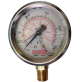 Manometro radiale pressione olio oleodinamico bagno glicerina 1/4 250 bar D63