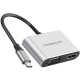 Mediacom MD-C308 Convertitore cavo da Usb a Hdmi Plus Vga Mac Windows