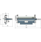 Mini calandra rotolatrice curvatrice manuale curva lamiera Optimum 050OP4030 BM3