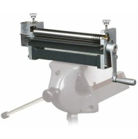 Mini calandra rotolatrice curvatrice manuale per lamiera metalli tondi 310 mm 