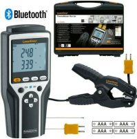 Misuratore di temperatura digitale termometro portatile sonda pinza bluetooth