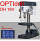 OPTIMUM 058OP0220 DH 18V Trapano da Banco Professionale Brushless Ø18mm 1,5kW CE