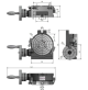 OPTIMUM RT 150 3356150 TAVOLA GIREVOLE DIVISORE ORIZZONTALE VERTICALE ROTANTE CE