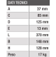 Optimum 3354125 Morsa Precisione 125 mm FMS 125 per Fresa Macchine Utensili CE