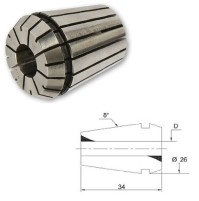 PINZA ER25 ER 25 PER FRESE CON GAMBO DIAMETRO D = 9 MM TRAPANO FRESA FRESATRICE