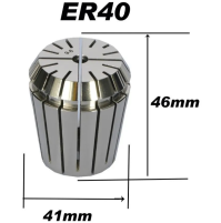 PINZA ER40 ER 40 PER FRESE CON GAMBO DIAMETRO D = 16 MM TRAPANO FRESA FRESATRICE