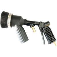 Pistola ricambio per sabbiatura 6204210 con spazzola per sabbiatrice Unicraft