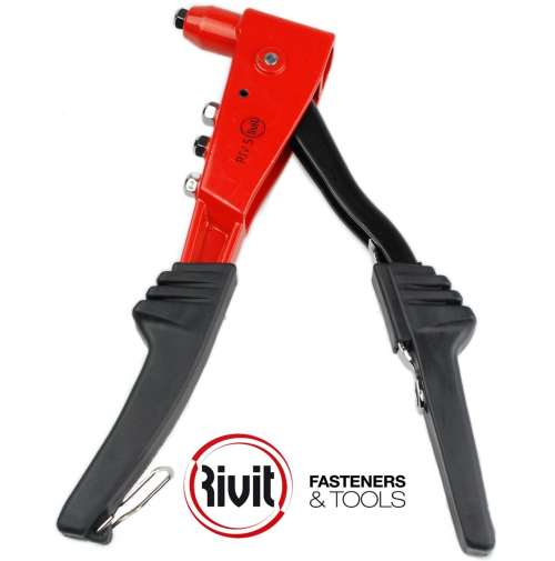 RIVETTATRICE MANUALE PROFESSIONALE PER RIVETTI RIVETTO ALLUMINIO ACCIAIO INOX 