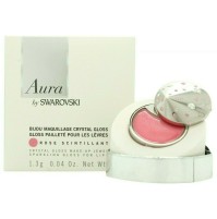 Rossetto Swarovski Aura Bijou Maquillage Crystal Gloss Rose make up labbra 