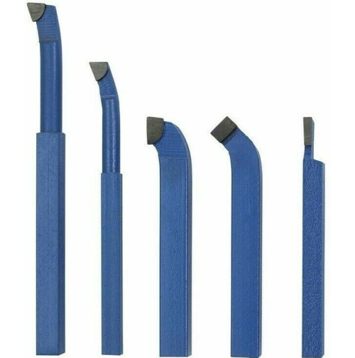 SET SERIE UTENSILI BRASATI PER TORNIO METALLO TORNITURA 5 PZ 20 MM FERVI B005/20