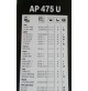 SPAZZOLA TERGICRISTALLO Bosch AP475U 47,5 cm 1 AEROTWIN Multiclip audi bmw fiat