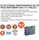Serie set kit 110 chiavi bussole a bussola cricchetto 1/2 1/4 Crescent CTK110NEU