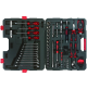 Serie set kit 110 chiavi bussole a bussola cricchetto 1/2 1/4 Crescent CTK110NEU