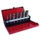Set 6 frese a tazza metallo duro 12-22 mm trapano carotatore a carotare Weldon