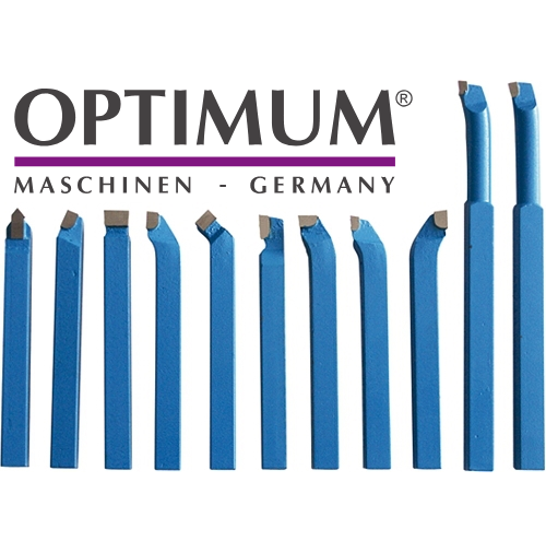 Set di 11 utensili brasati HSS per tornire tornitura tornio stelo gambo 16 mm