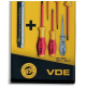 Set serie cacciavite cacciaviti giraviti elettricista isolati VDE tester + metro