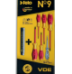 Set serie cacciavite cacciaviti giraviti elettricista isolati VDE tester + metro