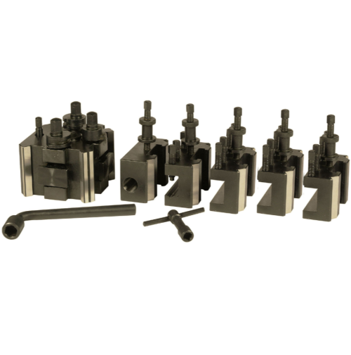 TORRETTA PORTAUTENSILI A CAMBIO RAPIDO RAPIDA PER TORNIO TIPO B 125 X 125 MM