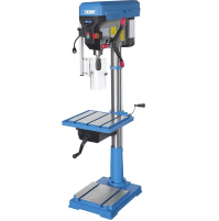 TRAPANO A COLONNA ELETTRICO TAVOLA REVERSIBILE MORSA SCORREVOLE MONOFASE 230V