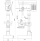 TRAPANO A COLONNA LTF  IM EXPORT 40MM MORSA TAVOLA GIREVOLE LTF IME-MP40TM CE