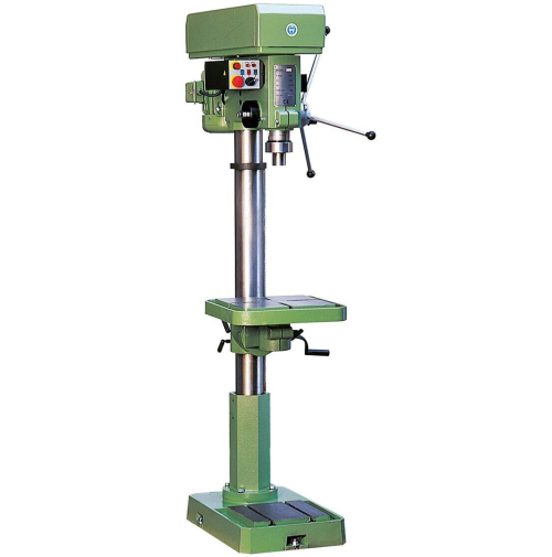TRAPANO ELETTRICO PROFESSIONALE A COLONNA 25 MM CON DISPOSITIVO MASCHIATURA LTF 