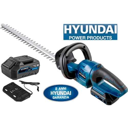Tagliasiepi Tagliasiepe elettrico a batteria litio HYUNDAI 20V 51cm Taglia Siepi