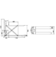 Transpallet idraulico a pantografo manuale carrello elevatore sollevatore pallet