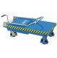 Transpallet piattaforma carrellata carrello manuale sollevatore idraulico 300 kg
