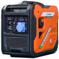 Unicraft 6707155 Generatore corrente inverter AVR 5,5 Kw silenziato benzina CE