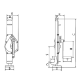 Unicraft SW 100 6171210 Cric a Cremagliera 10 T 10000 kg Sollevatore Manuale